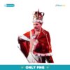 Queen Freddie Mercury King Crown Red Royal Cape Concert PNG