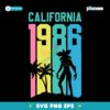 Retro Stranger Things Cali 1986 SVG