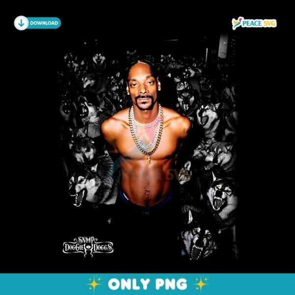 Snoop Dogg Shirtless Chain Iconic Doggystyle Concert PNG
