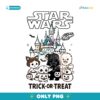 Star Wars Halloween Trick Or Treat Cute PNG