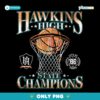 Stranger Things Hawkins High Basketball State Champions PNG