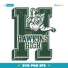 Stranger Things Hawkins High Tigers Retro College Logo SVG