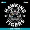 Stranger Things Hawkins Tigers Mascot Team Logo SVG