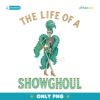 The Life Of A Showghoul Halloween Retro Showgirl Skeleton PNG