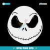 The Nightmare Before Christmas Jack Face Mineral Wash SVG