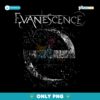 Vintage Evanescence Distressed Stamp Faded Moon Gothic PNG
