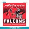 Atlanta Falcons Historic Waver Football Helmet SVG