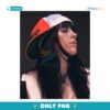 Billie Eilish Trucker Hat Side Profile Music Artist PNG