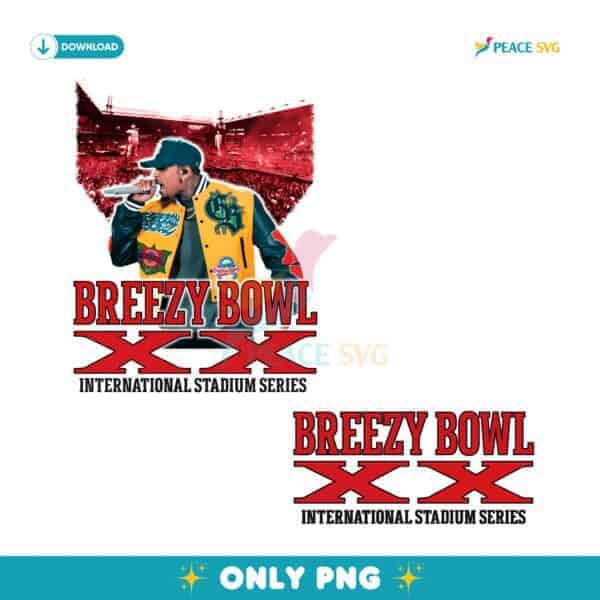 Chris Brown Breezy Bowl Xx Red Live Stadium PNG