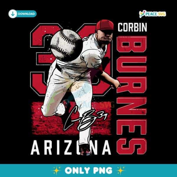 Corbin Burnes Arizona Gritty PNG
