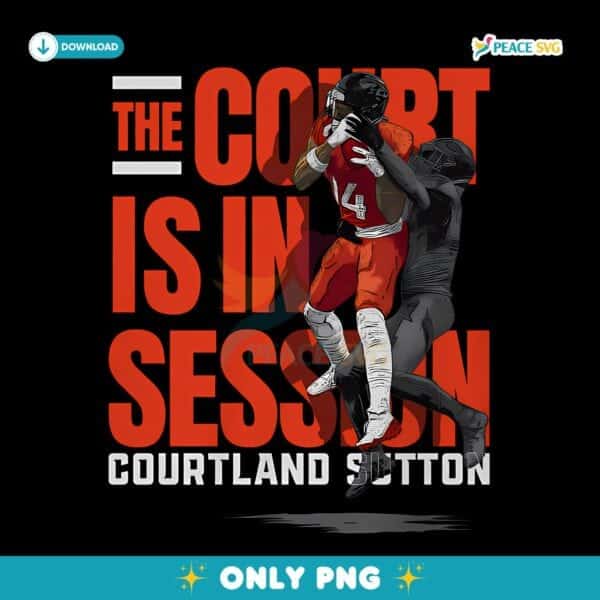 Courtland Sutton Denver In Session PNG