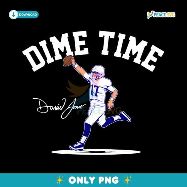 Daniel Jones Indianapolis Dime Time PNG