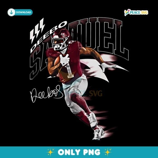 Deebo Samuel Washington Retro Nfl Players PNG