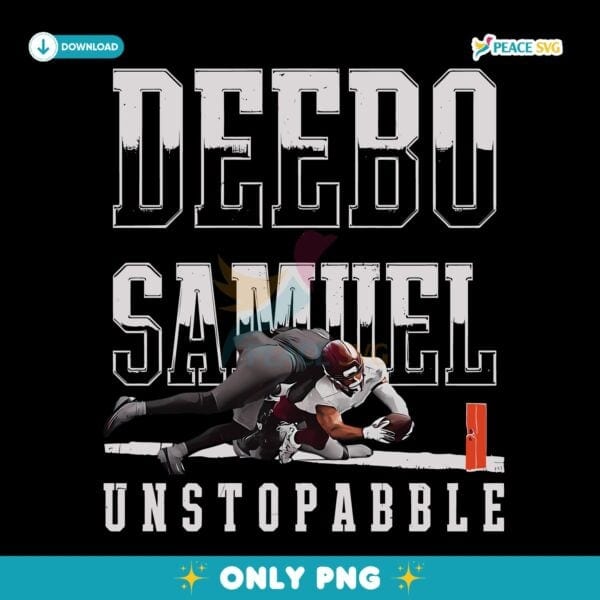 Deebo Samuel Washington Unstoppable Football PNG