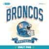 Denver Broncos Historic Prime Football Helmet PNG