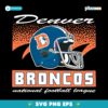 Denver Broncos Historic Waver Football Helmet SVG