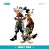Disney Kingdom Hearts Halloween Town Donald Duck Goofy Sora Halloween PNG