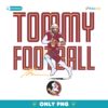 Fsu Football Tommy Castellanos Tommy Football PNG