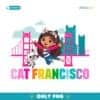 Gabbys Dollhouse The Movie Cat Francisco Bridge Adventure PNG