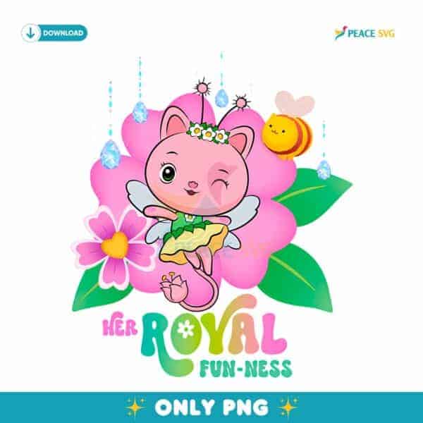 Gabbys Dollhouse The Movie Royal Funness Princess Cat PNG