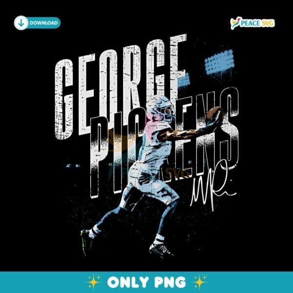 George Pickens Dallas One Handed Catch PNG