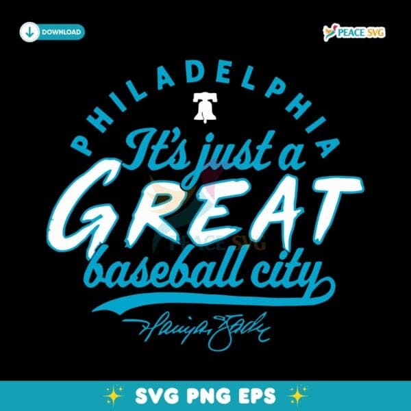 Harrison Bader Its Just A Great Baseball City SVG