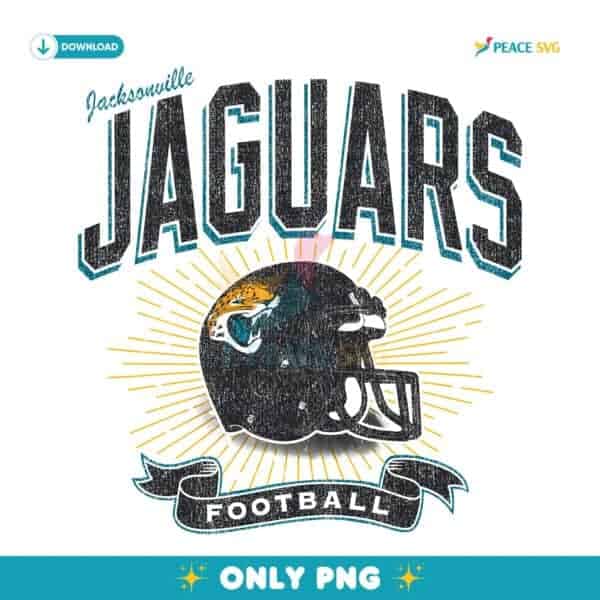 Jacksonville Jaguars Historic Prime Football Helmet PNG