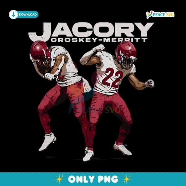 Jacory Croskey Merritt Washington Touchdown Dance Football PNG