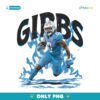 Jahmyr Gibbs Detroit Aura PNG