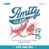 Jaws Amity Island 1975 Retro Shark Attack Vintage SVG