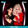 Jenna Ortega And Lady Gaga Wednesday Addams Rosaline Rotwood PNG