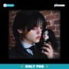 Jenna Ortega Wednesday Addams Season 2 Doll Scene Themed PNG
