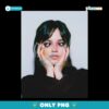 Jenna Ortega Wednesday Addams Season 2 Inspired Portrait PNG