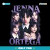 Jenna Ortega Wednesday Addams Season 2 Themed Graphic PNG
