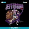 Justin Jefferson Minnesota Collage PNG