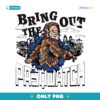 Kansas City Royals Bring Out The Pasquatch Baseball Mascot PNG