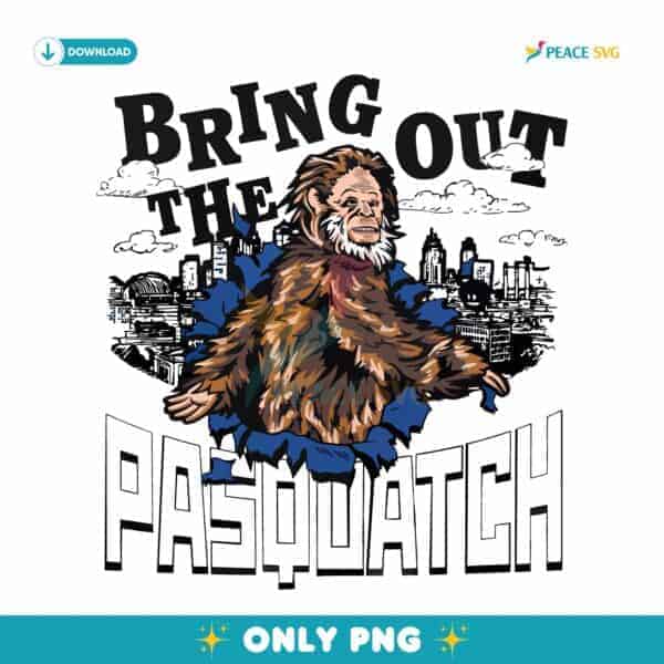 Kansas City Royals Bring Out The Pasquatch Baseball Mascot PNG