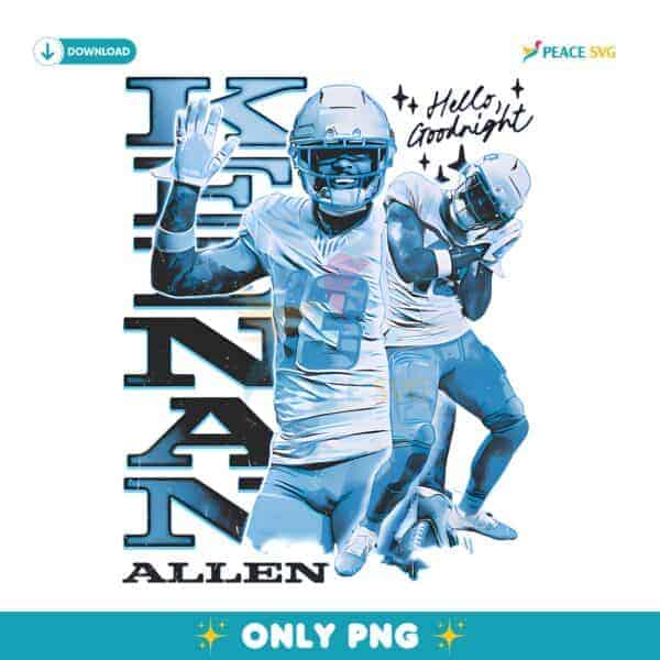 Keenan Allen Los Angeles C Hello Goodnight PNG