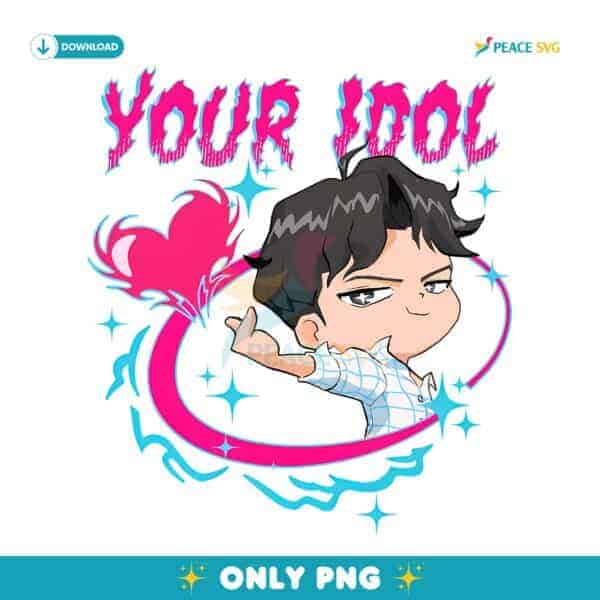 Kpop Demon Hunters Jinu Chibi Anime Cartoon Fan Art PNG