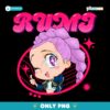 Kpop Demon Hunters Rumi Chibi Anime Cartoon Toddler PNG