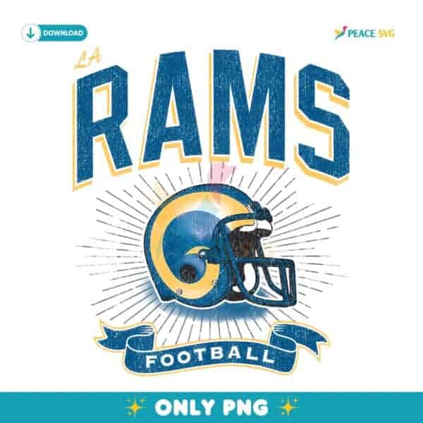 Los Angeles Rams Historic Prime Football Helmet PNG