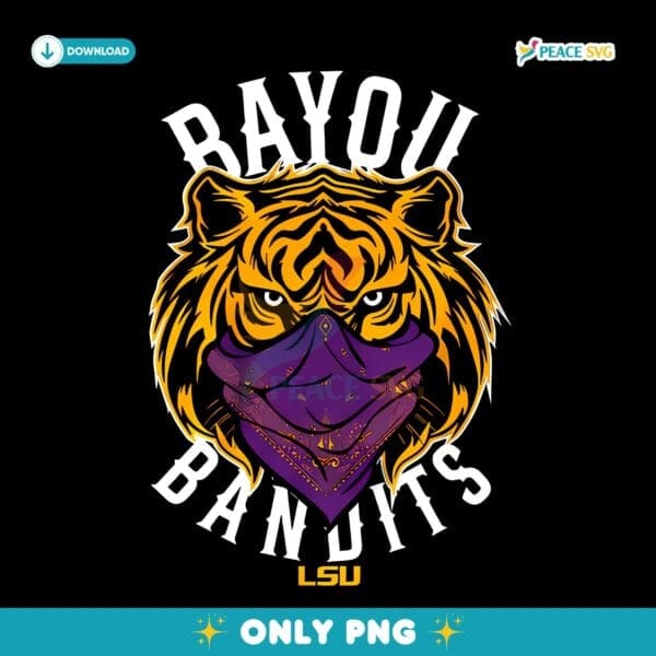 Lsu Bayou Bandits Tiger Football Louisiana State University PNG