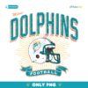 Miami Dolphins Historic Prime Football Helmet PNG