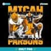 Micah Parsons Masterpiece Shirt Football Player Graphic PNG