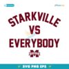 Mississippi State Bulldogs Starkville Vs Everybody SVG