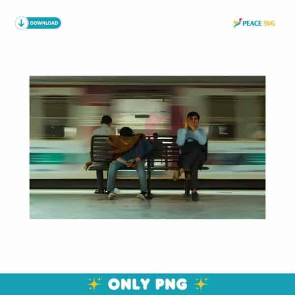 Moments In Transit Subway Station Waiting Bench PNG