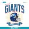 New York Giants Historic Prime Football Helmet PNG