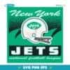 New York Jets Historic Waver Football Helmet SVG