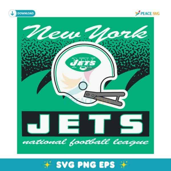 New York Jets Historic Waver Football Helmet SVG