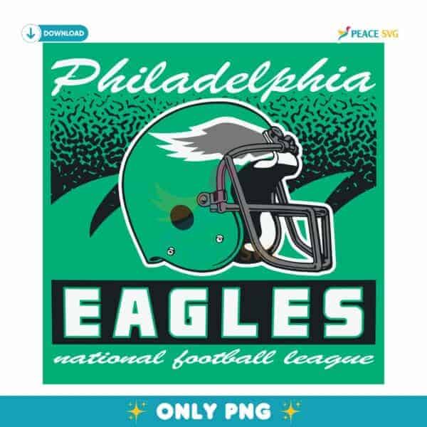 Philadelphia Eagles Historic Waver Football Helmet PNG